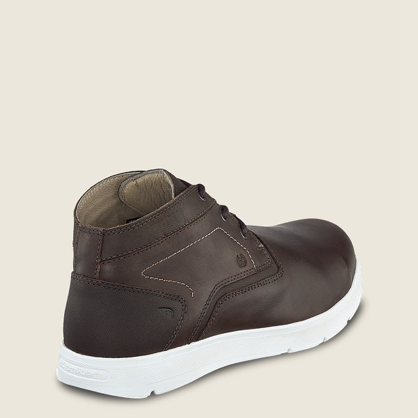 Safety Støvler Herre - Red Wing Zero-G Lite - Toe Chukka - Mørkebrune - HPYBAR-891